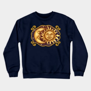 Mystical Sun and Moon Crewneck Sweatshirt